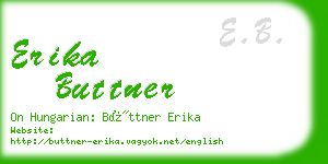 erika buttner business card
